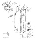 Diagram for 1 - Freezer Door