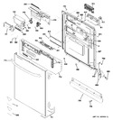 Diagram for 1 - Escutcheon & Door Assembly
