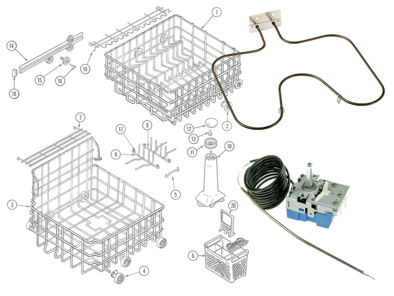 Image of Whirlpool Appliance Part Parts